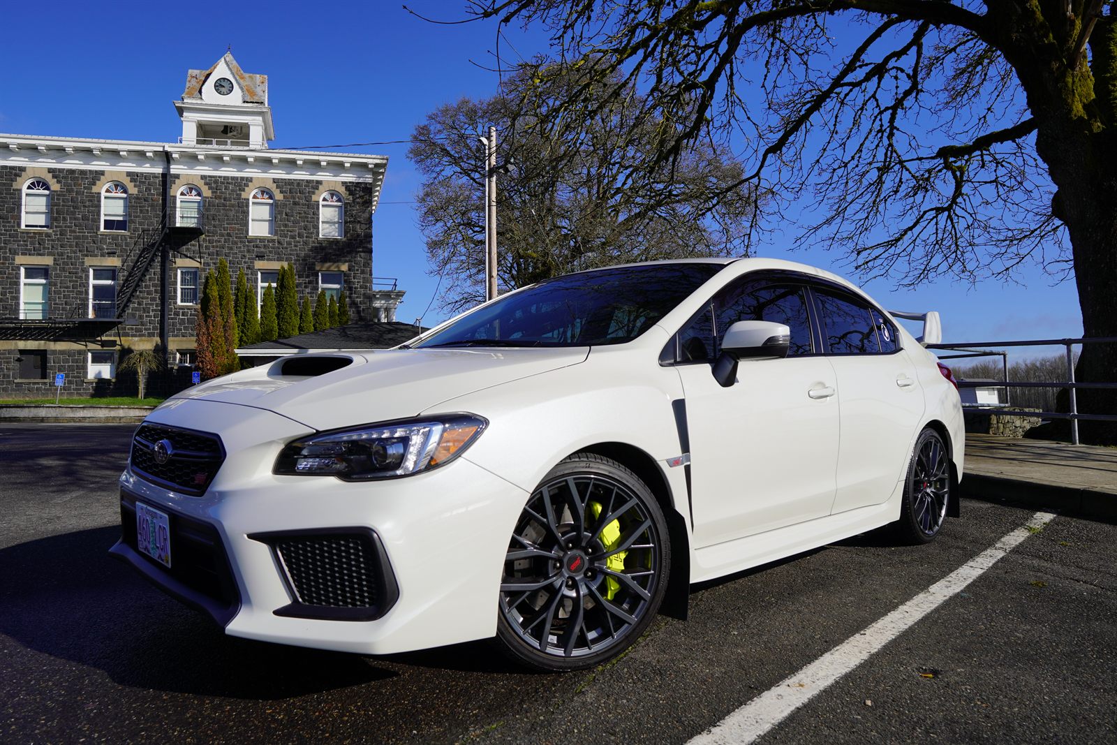 Detailing process on a Subaru